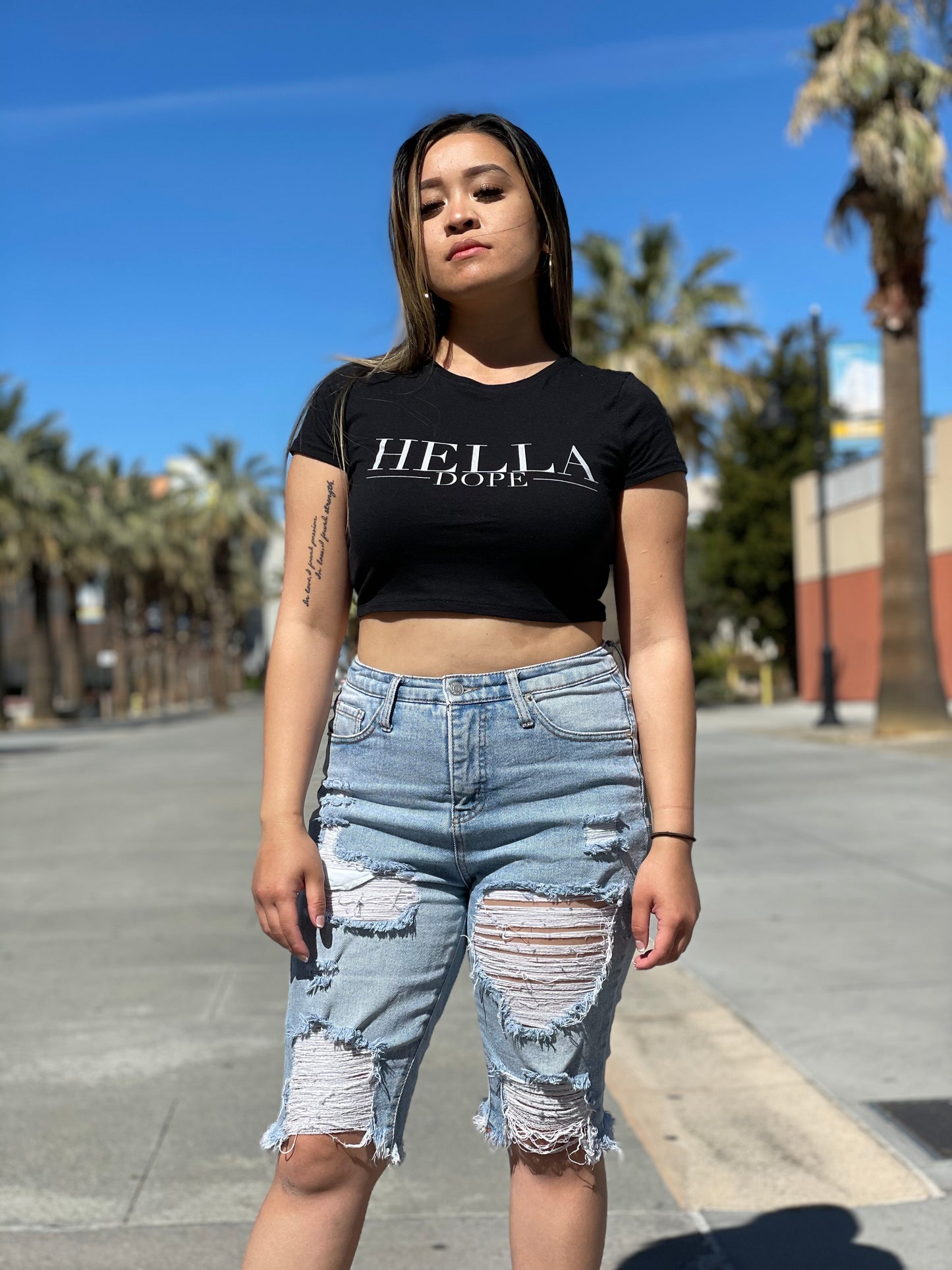 Hella Dope Crop Tee