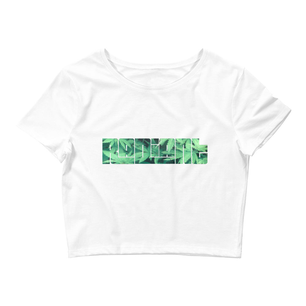 Radiant Weed Crop Tee